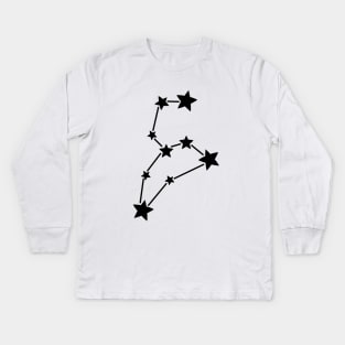 Leo Constellation Kids Long Sleeve T-Shirt